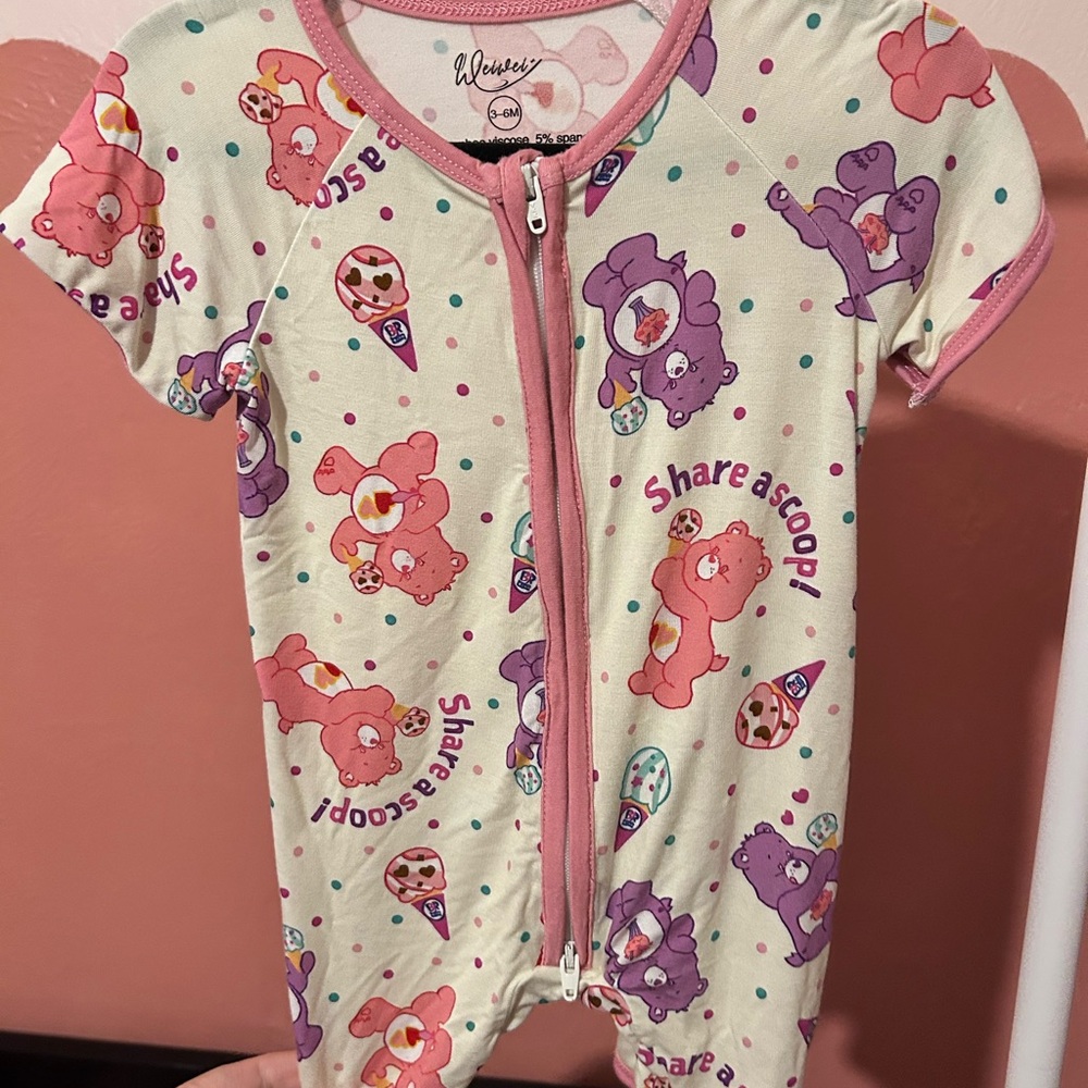 Carebears x Baskin Robbins Share A Scoop WeiWei Bamboo Shortie - 3-6 Months